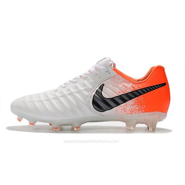 Nike Tiempo Legend Elite FG Blanco Naranja Negro